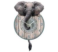 Nemesis Now B3506J7 Trunkin' Tickin' Clock 25cm Grigio, MDF