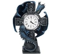 Nemesis Now B3602J7 Orologio Draco Anne Stokes 17,8 cm, Resina, Blu, Taglia Unica
