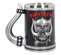 Nemesis Now B4121M8 Motorhead Tankard Mug 14cm Black, Resin w/Stainless Steel In
