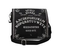 Nemesis Now B4369M8 Spirit Board Borsa a tracolla, motivo con tavola ouija, 27 cm, colore Nero, in poliuretano e tela