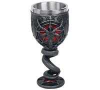 Nemesis Now Baphomet Calice 16 cm, resina con acciaio inossidabile, nero