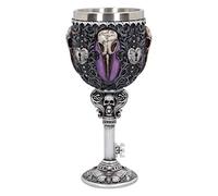 Nemesis Now B4725P9 - Calice da corvo di Edgar, 18 cm, in resina con acciaio INOX