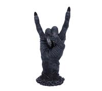 Nemesis Now B5159R0 Baphomet's Horns - Statuetta a mano, in poliresina, nero e argento, taglia unica