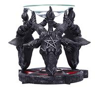 Nemesis Now B5189R0 Bruciatore a olio a testa di Baphomet Occult, nero, 13,5 cm