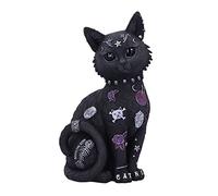 Nemesis Now Bad to the Bone - Statuetta a forma di gatto, 22 cm, colore: Nero