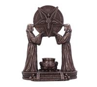 Nemesis Now Baphomet's Altar Figurine 18.5cm, Resin, Bronze, Baphomet Ornament,