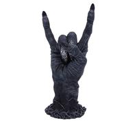 Nemesis Now B5159R0 Baphomet's Horns - Statuetta a mano, in poliresina, nero e argento, taglia unica