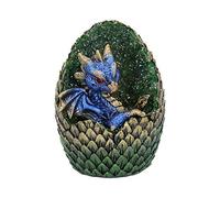 Nemesis Now Blue Geode Home - Statuetta in poliresina, taglia unica