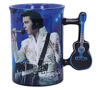 Nemesis Now Blue Mug, 16oz Elvis The King of Rock And Roll-Tazza Blu, 460 ml, 16 oz