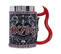 Nemesis Now Boccale Rock Band, Acciaio Inossidabile Resina, ACDC Back in Black, 1 Count (Pack of 1)