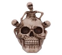 Nemesis Now Breaking Free Skeleton Emerging from Skull Ornament 17.7cm, Natural