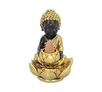 Nemesis Now - Bruciatore di incenso a forma di Buddha, 10,3 cm, colore: Oro