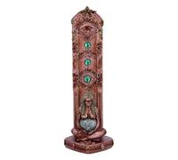 Nemesis Now - Bruciatore di incenso etereo con scritta "Gaia Art", verde, 24 cm