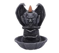 Nemesis Now - Bruciatore di incenso Grottesco, 17,8 cm, colore: Grigio