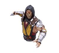 Nemesis Now Busto con Licenza Ufficiale Mortal Kombat Scorpion, Giallo, 29,5 cm, Resina, 29.5cm