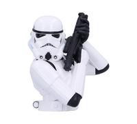 NEMESIS NOW Busto con Licenza Ufficiale Stormtrooper (Piccolo) Bianco, 14,2 cm,