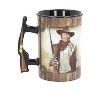 Nemesis Now C3624J7 John Wayne A Mans Gotta Do Mug 13cm Brown, 16cm Single