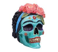 Nemesis Now, Calavera de Azucar, Blu, 19cm