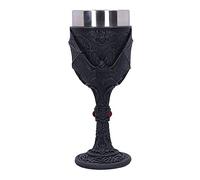 Nemesis Now - Calice da zanna scura, 18,5 cm, colore: Nero