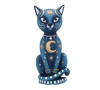 Nemesis Now Statuetta in resina Celestial Kitty 26 cm – Gattino celeste blu, dipinto a mano