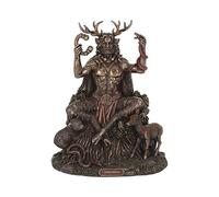 Nemesis Now Cernunnos and Animals - Statuetta in bronzo, 23 cm