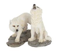Nemesis Now Chase - Set di due statuette, 17 cm, colore: bianco, 9,8 cm