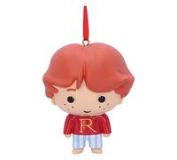 Nemesis Now Chibi Festive Decorative Harry Potter Ron Ornamento da appendere 7,5 cm Rosso
