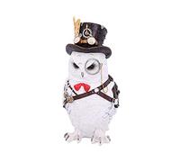 Nemesis Now Cogsmiths Gufo 23,5 cm, bianco, taglia unica