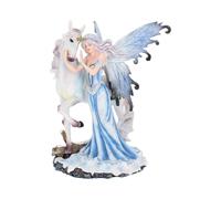 Nemesis Now Comfort Fairy & Unicorn 21.5cm ornament figurine (NEM3412)