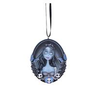 Nemesis Now Ornamento da appendere Emily sposa cadavere 8,5 cm, resina, blu pallido, prodotto con licenza ufficiale sposa cadavere, design dettagliato, fuso in resina di alta qualità, sapientemente