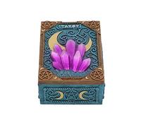 Nemesis Now Scatola per tarocchi cristallina 14,4 cm, blu