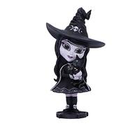 Nemesis Now Cult Cuties Hexara Witch Figurine 15cm, Resin, Black, Cute Witch and