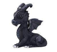 Nemesis Now Cult Cuties Lucifly - Statuetta di drago in resina, nera, 10,7 cm, m