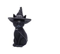 Nemesis Now Cult Cuties Purrah 30cm (Large), Resin, Black, Witch Cat Figurine, S