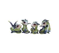 Nemesis Now Curious Hatchlings (Set of 4) 9cm, Green, One Size