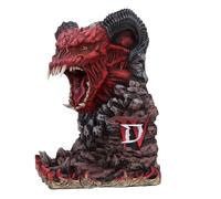 Nemesis Now Diablo IV Minion of Hell - Fermalibri con licenza ufficiale, decorazione per ufficio e mensola con logo iconico, decorazione per videogiochi