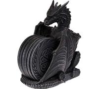 Nemesis Now Dragons Lair - Sottobicchiere con sottobicchiere, 22 cm, colore: Nero