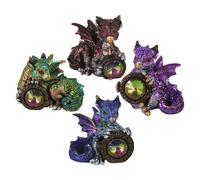 Nemesis Now - Set di 4 statuette da 5,5 cm, in resina, multicolore, taglia unica