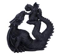 Nemesis Now Drakaina and Dragonling Dragon Plus Baby 23cm, Resin, Cast in the Fi