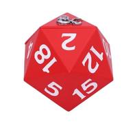 Nemesis Now Dungeons & Dragons D20 Dice Storage Box, 13.5cm, Resin, Red, Officia