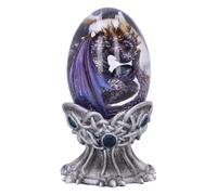 Nemesis Now Elemental Dragonlings - Boccale a forma di uovo in vetro con dragone