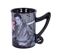 Nemesis Now Elvis Presley with Pink Cadillac Drinking Mug, Black, One Size