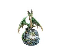 Nemesis Now Emerald Oracle - Sfera di Neve, 19 cm, Colore: Verde