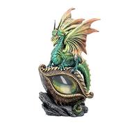 Nemesis Now Eye Of The Dragon - Statuetta verde 25 cm, colore: Verde