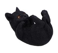 Nemesis Now Familiar Helper 12,5 cm, resina, figura di gatto nero, ornamento a forma di gatto nero, regalo da collezione, fuso nella migliore resina, sapientemente dipinto a mano