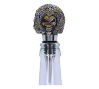 Nemesis Now Ferro Maiden Killers, tappo per bottiglia con licenza ufficiale, argento, 10 cm