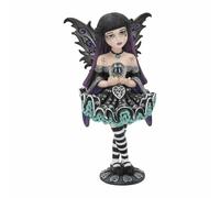 Nemesis Now Figurina Gotico Punk Lolita Noire Fairy Skull Fantasy Ornamento Gift