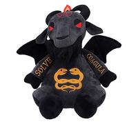 Nemesis Now Fluffy Fiends Baphomet Peluche, 22 cm, Nero