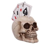 Nemesis Now Four of a Kind Skull Ornament, Resin, Off White, 19cm