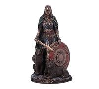 Nemesis Now Statuina Freya Dea dell'Amore in bronzo, resina, 21 cm